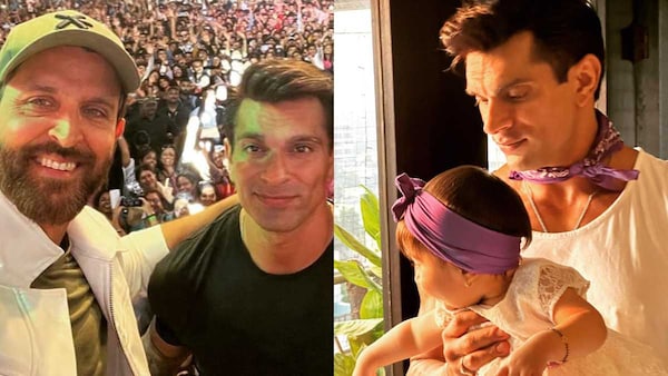 Fighter - Karan Singh Grover recalls Hrithik Roshan sent a video to him when his daughter was just '5 days' old | Exclusive interview