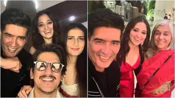 Tamannaah Bhatia joins boyfriend Vijay Varma for Ul Jalool Ishq's wrap-up party | See inside photos