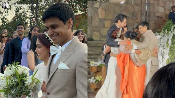 First pics out! Ira Khan looks elegant in white as she walks hand-in-hand with husband Nupur Shikhare at Udaipur wedding