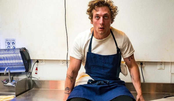 Jeremy Allen White in a still from The Bear