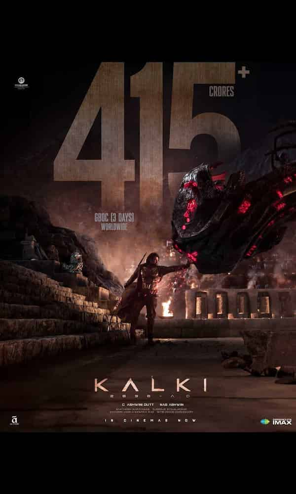 Kalki 2898 AD worldwide box offce collection.