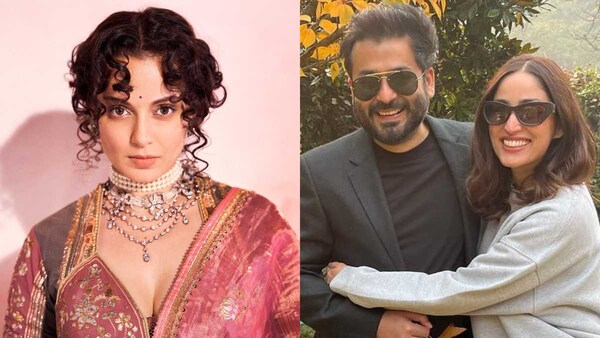Kangana Ranaut congratulates Yami Gautam on pregnancy; calls her and husband Aditya Dhar 'favourite Bollywood couple'