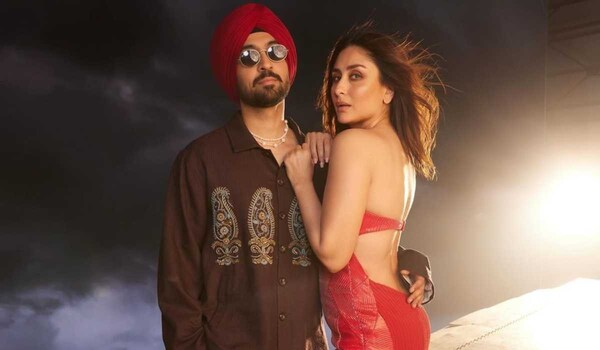 Crew BTS - 'Lover' Diljit Dosanjh swoons over Kareena Kapoor Khan once again in new sizzling stills