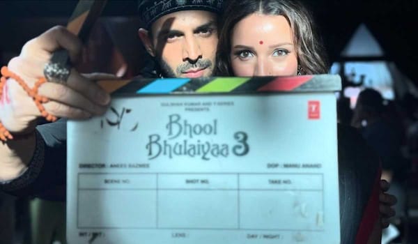 Bhool Bhulaiyaa 3 - Kartik Aaryan and Triptii Dimri conclude first schedule; give a glimpse of their looks