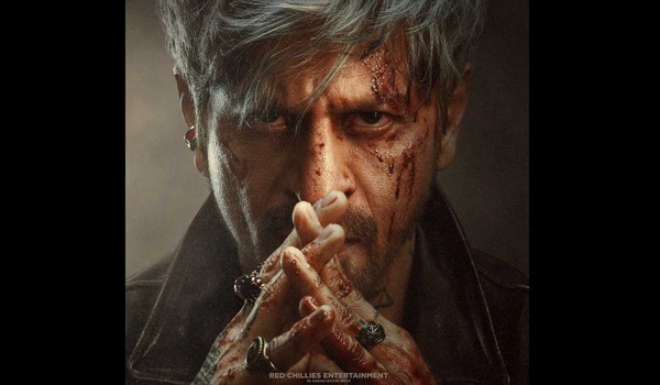 King first-look poster: Shah Rukh Khan is a blood-splattered, silver-haired anti-hero who trades charm for menace