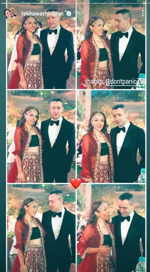 Lekha Washington's Instagram story.