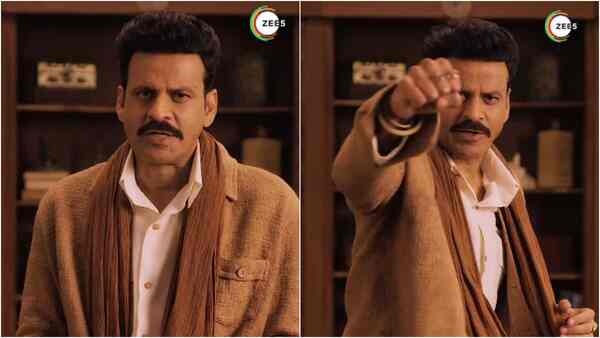 Manoj Bajpayee promises 'Bhaiyya Ji Ka Vaar' in his 100th film promo | Watch