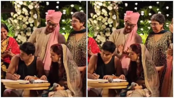 Aamir Khan's daughter Ira Khan gets married to Nupur Shikhare | Watch video