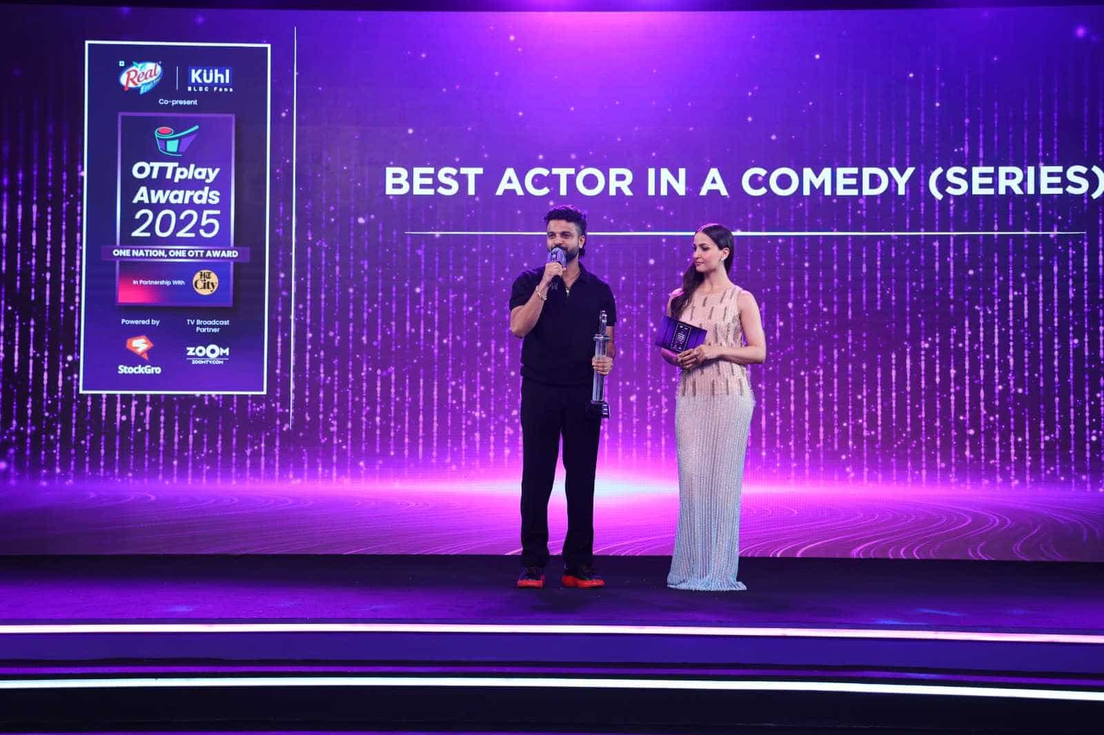 OTTplay Awards 2025: Neeraj Madhav wins Best Actor in a Comedy for Love ...