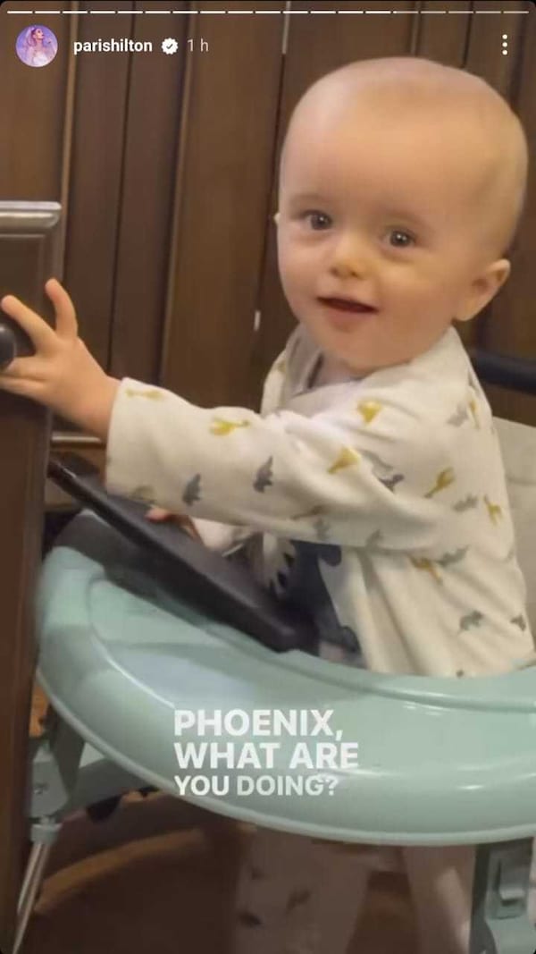 Paris Hilton's baby boy Phoenix