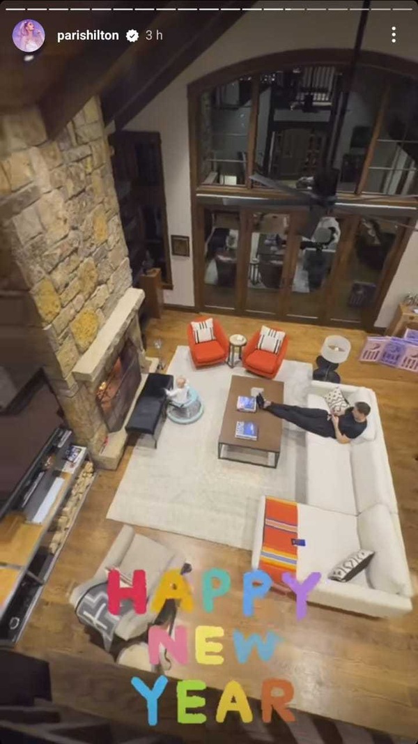 Paris Hilton's New Year celebration