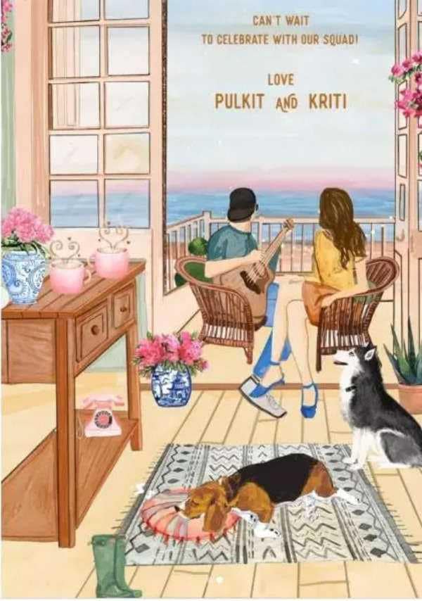 Pulkit Samrat and Kriti Kharbanda's viral wedding card