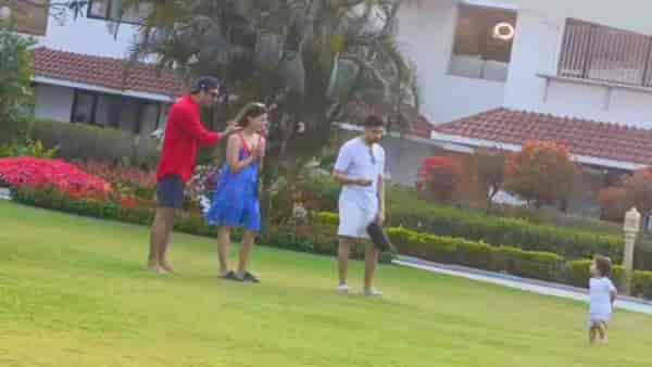 Unseen photo of Raha playing with parents Ranbir Kapoor-Alia Bhatt and Ayan Mukerji goes viral; seen yet?