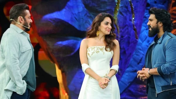 Ram Charan and Kiara Advani promote Game Changer on Bigg Boss 18.