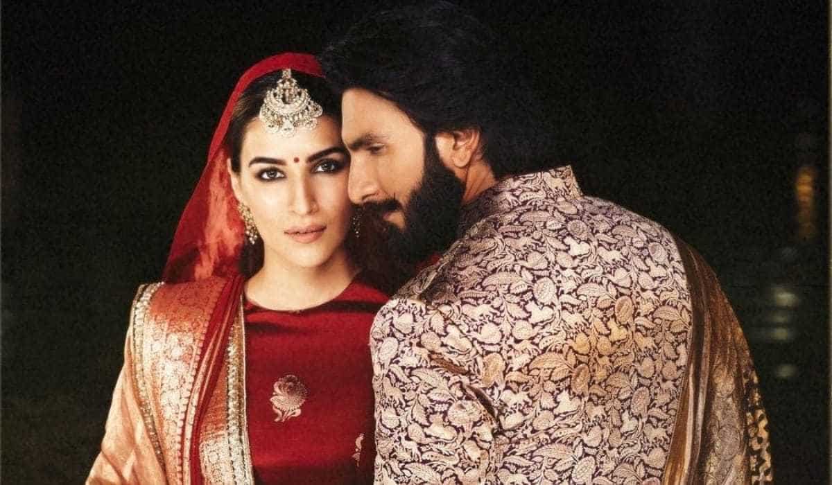 Ranveer Singh and Kriti Sanon proudly flaunt Indian heritage, twin in ethereal attire | WATCH