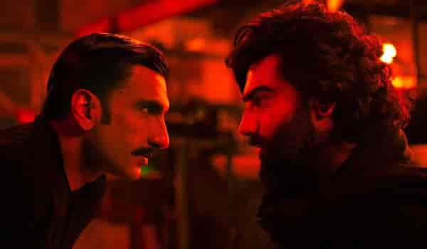 Ranveer Singh and Arjun Kapoor in a still from Singham Again