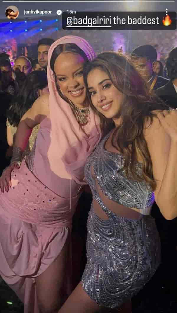 Rihanna and Janhvi Kapoor