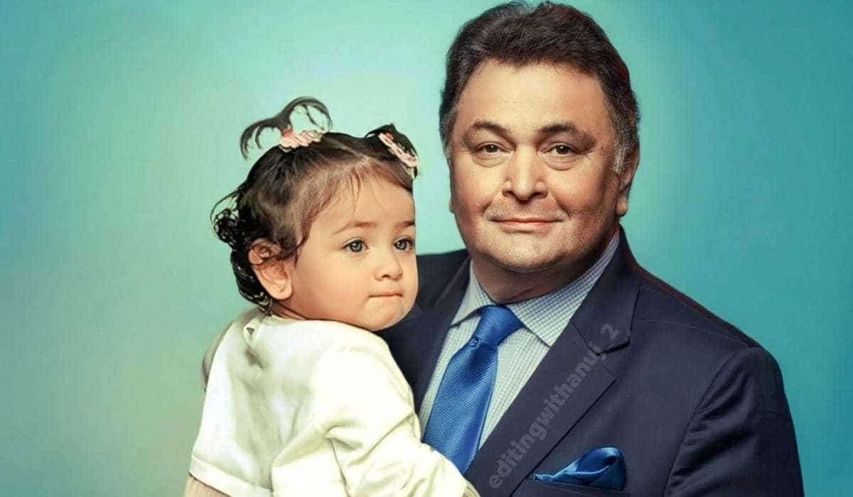 An emotional tribute to Rishi Kapoor with granddaughter Raha, is this ...