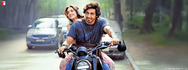 Ahaan Panday and Aneet Padda in a still from Saiyaara