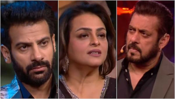 Bigg Boss 18: Salman Khan questions Karan Veer Mehra's equation with Shilpa Shirodkar - 'Bardaash karne ki...' | Watch