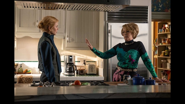 Nicole Kidman and Jamie Lee Curtis in a still from Scarpetta