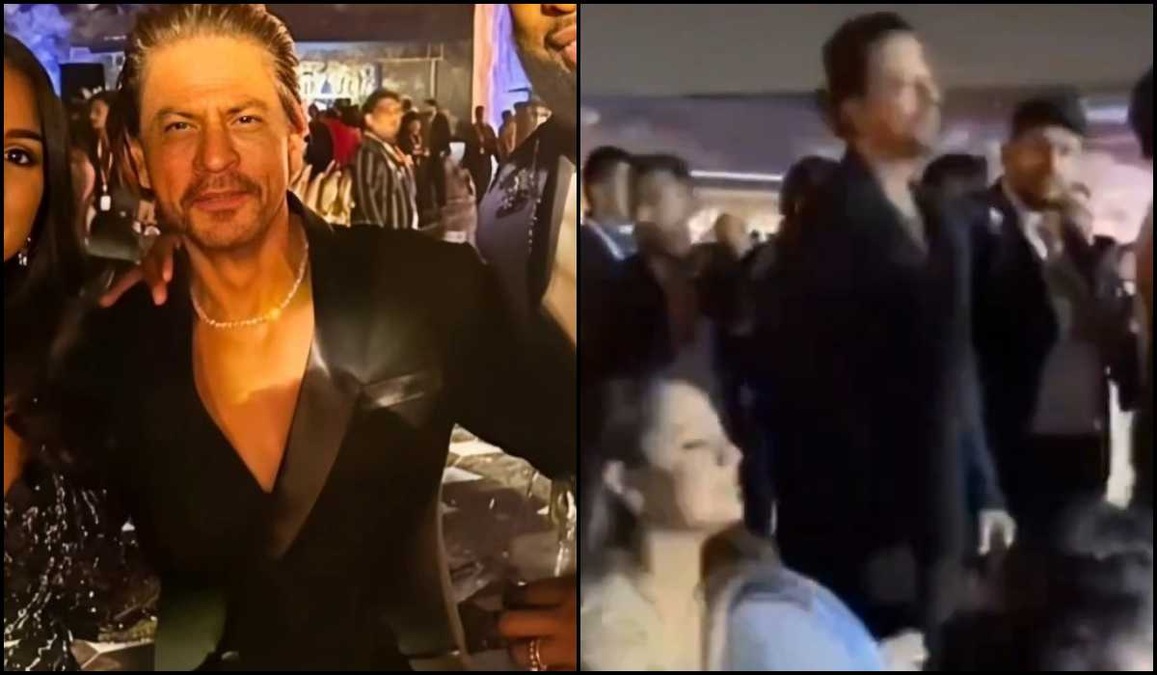 Viral pic – Shah Rukh Khan shakes a leg with Rihanna at Anant Ambani-Radhika Merchant’s pre-wedding
