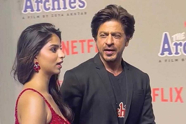 Shah Rukh Khan and Suhana Khan