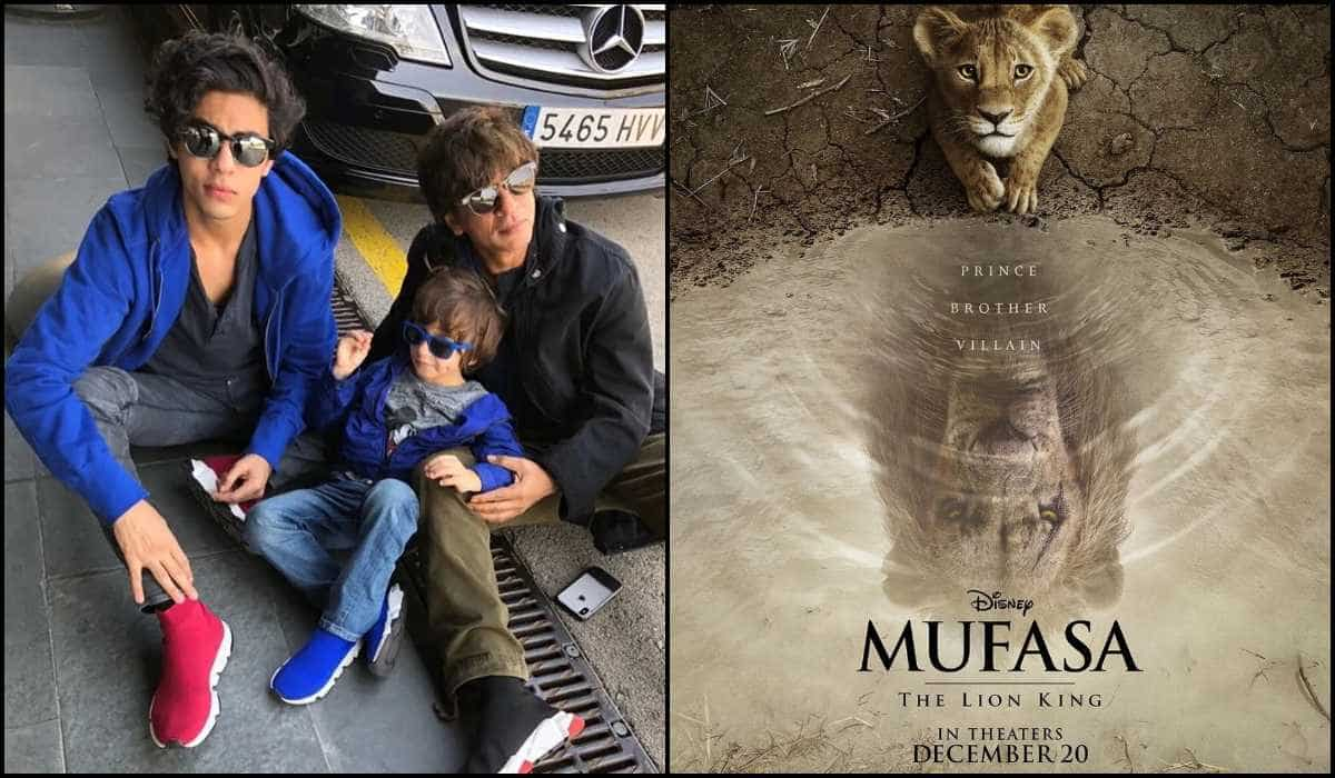 Shah Rukh Khan and sons Aryan and AbRam bring legacy of Mufasa: The Lion King in Hindi; trailer out!