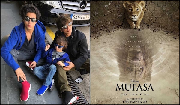 Shah Rukh Khan and sons Aryan and AbRam bring legacy of Mufasa: The Lion King in Hindi; trailer out!