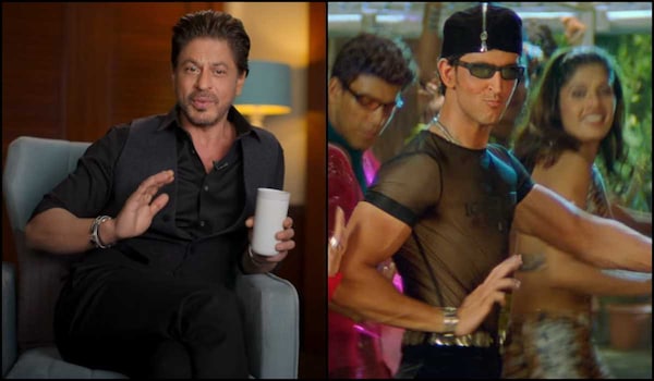 Shah Rukh Khan in a still from The Roshans; Hrithik Roshan in a still from Kaho Naa... Pyaar Hai