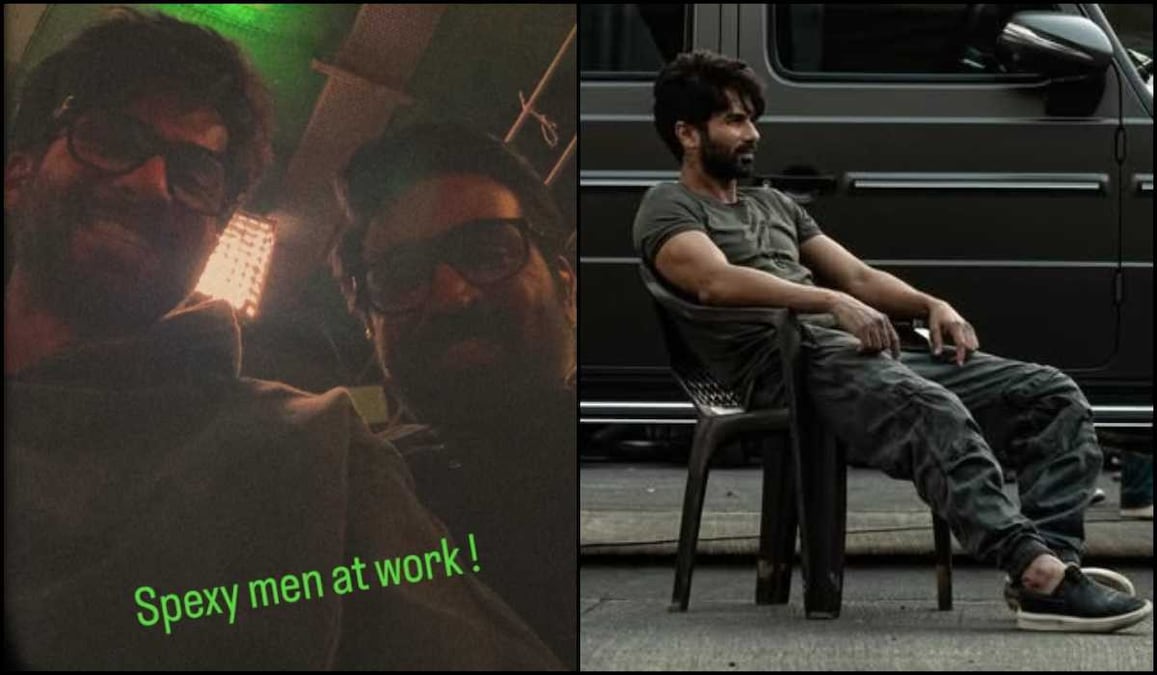 Shahid Kapoor and Vijay Sethupathi's 'Spexy' reunion: First glimpses from the sets of Farzi Season 2