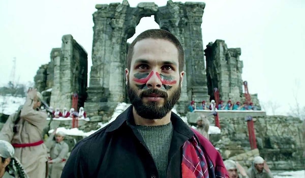 Shahid Kapoor in a still from Haider