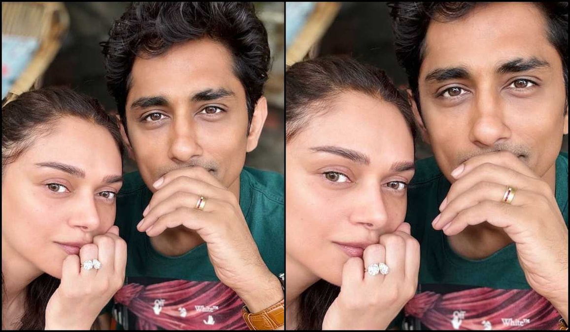 Aditi Rao Hydari-Siddharth make first public appearance together post engagement – Watch