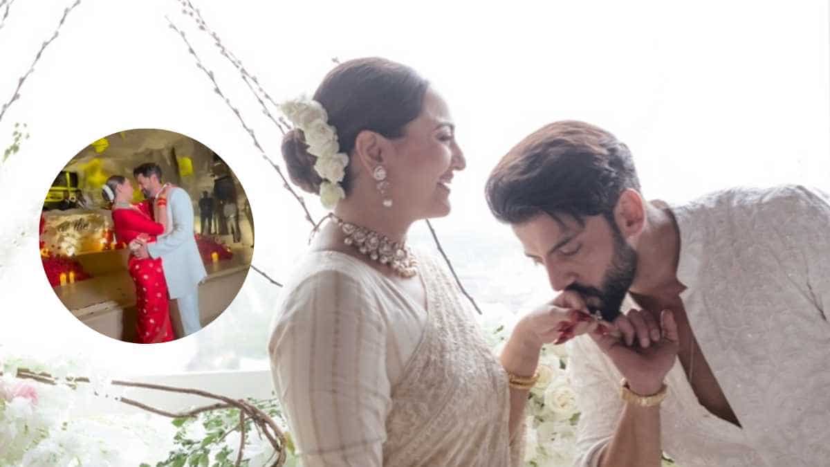 Sonakshi Sinha-Zaheer Iqbal wedding bash inside videos - From couple's first dance to happy moments with guests, check it out