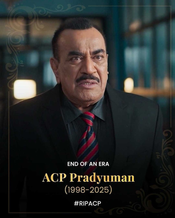 Sony TV confirms ACP Pradyuman's death in CID