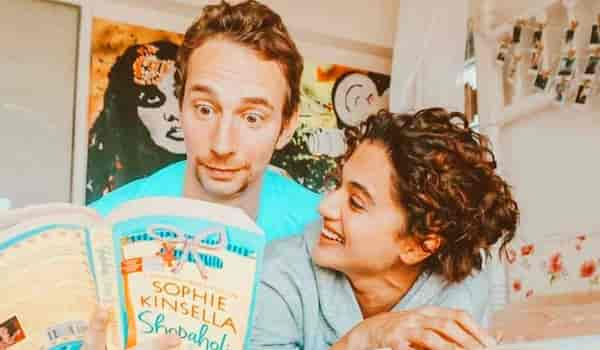 Taapsee Pannu with her boyfriend Mathias Boe