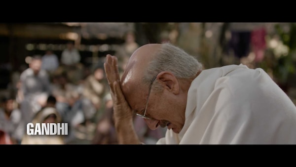 Anupam Kher in a still from The Bengal Files