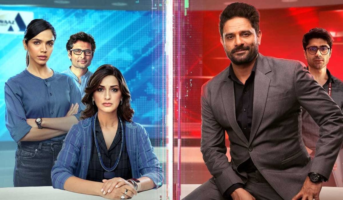 The Broken News Season 2 - Watch Sonali Bendre, Jaideep Ahlawat and Shriya Pilgaonkar’s surprising bond before the battle begins