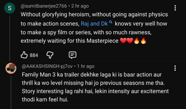 The Family Man Season 3 trailer reactions