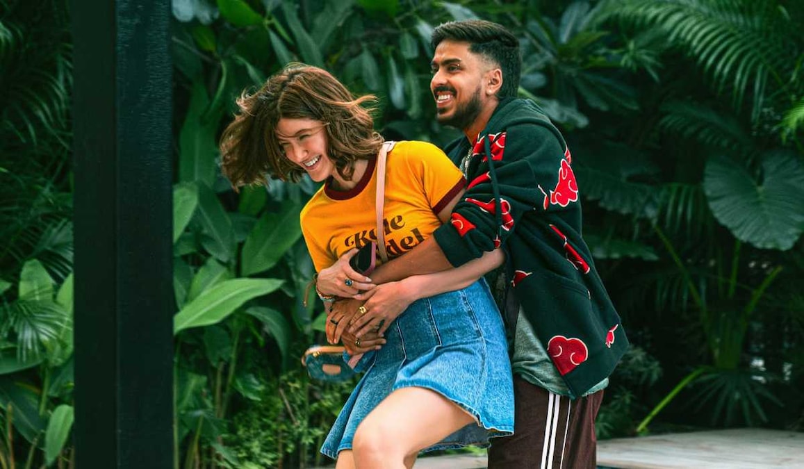 Tu Yaa Main review: Adarsh Gourav and Shanaya Kapoor battle a crocodile and bloated runtime that prioritises bickering over survival logic