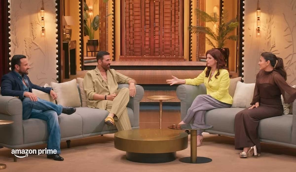 Two Much with Kajol and Twinkle promo: Akshay Kumar and Saif Ali Khan get into witty marital debate—'husbands are more high-maintenance'
