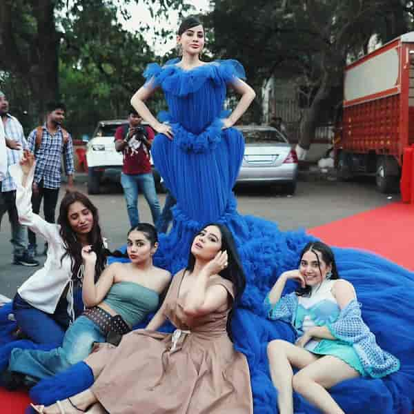 Uorfi Javed and her sisters.