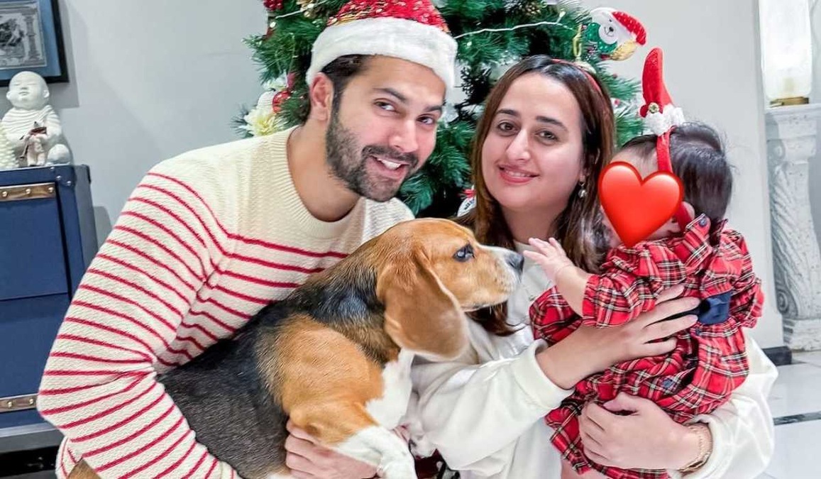 Varun Dhawan enjoys India vs. Pakistan clash with daughter Lara in adorable family moment—see photo