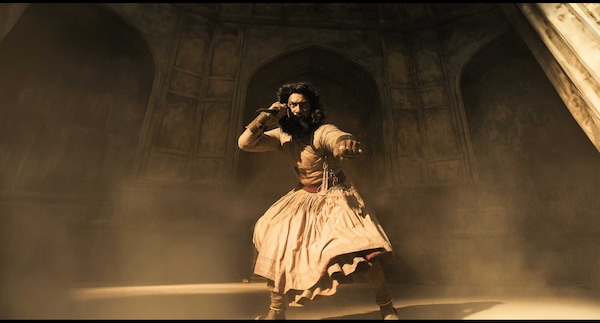Vicky Kaushal in a still from Chhaava