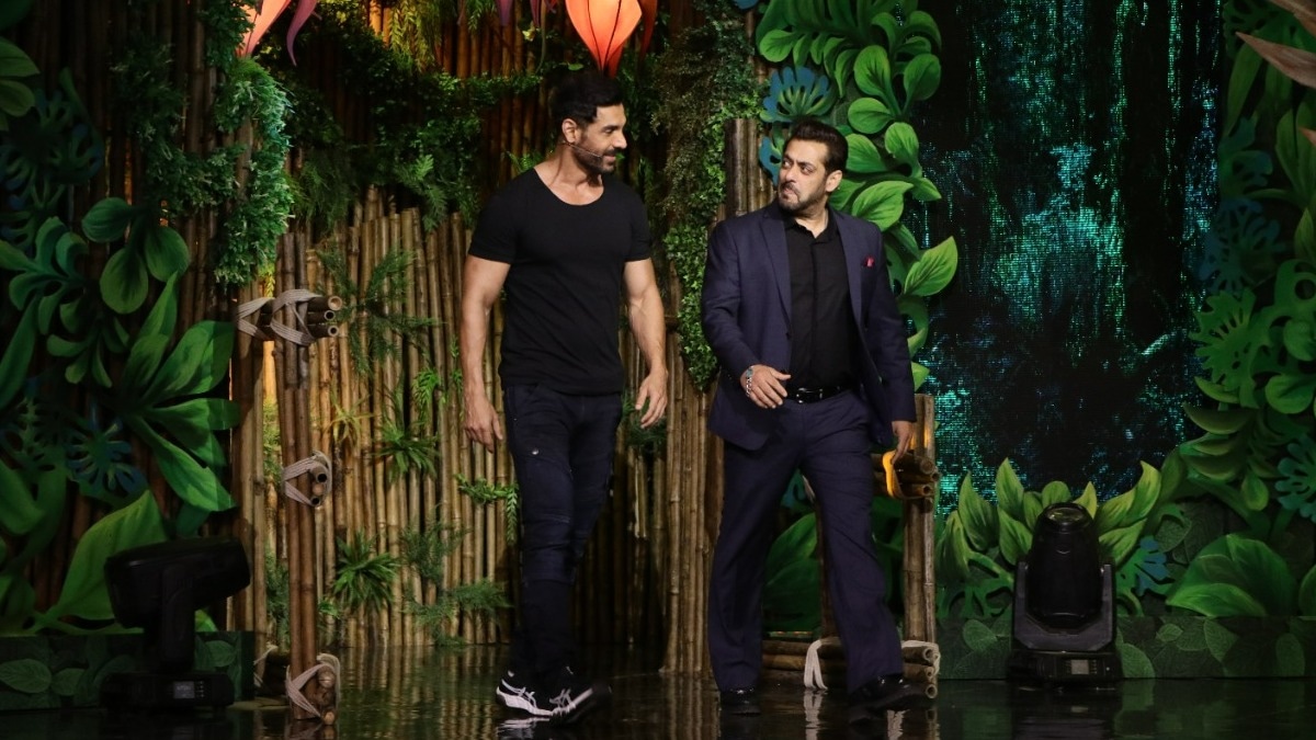Bigg Boss 15 Weekend Ka Vaar day 50: John Abraham meets Salman Khan