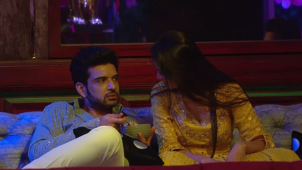 Bigg Boss 15 - Karan Kundrra, Tejasswi Prakash.