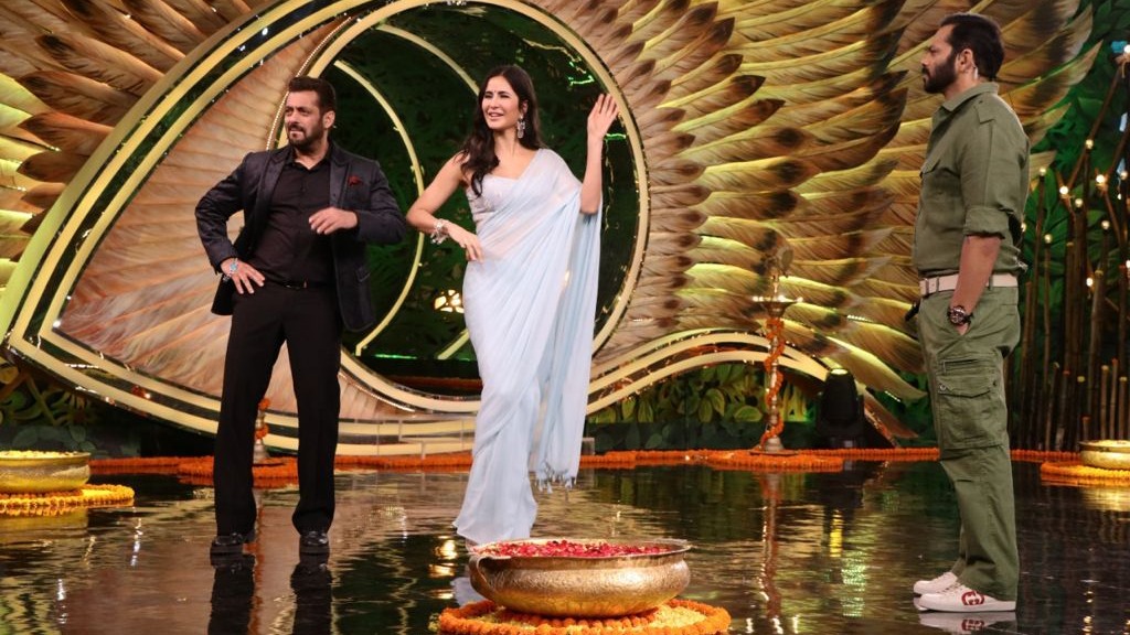 Bigg Boss 15 - Salman Khan, Rohit Shetty, Katrina Kaif.