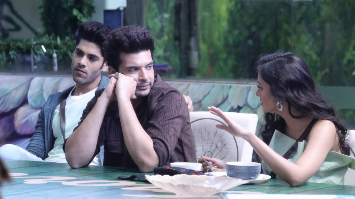 Bigg Boss 15 - Simba Nagpal, Karan Kundrra, Tejasswi Prakash.