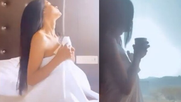 Bigg Boss 16’s Priyanka Chahar Chaudhary covers herself with just a white bedsheet, video goes VIRAL