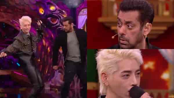 Bigg Boss 17 – K-Pop sensation Aoora, Salman Khan happily dance on Jeene Ke Hain Chaar Din | Watch